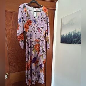 NWT Purple floral dress
